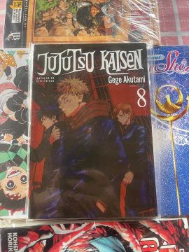 Jujutsu Kaisen Vol. 8 capa variante - Mangá em ótimo estado