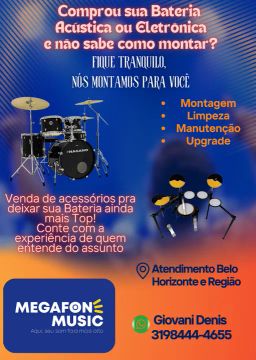 Montagem e Manutenção em Bateria Musical