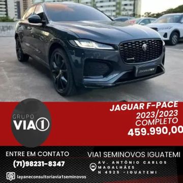 Jaguar F-Pace 2.0 P400E R-DYNAMIC -Hybrid - 23/23 - Apenas 14Mil KM- Via1 Seminovos-Layane