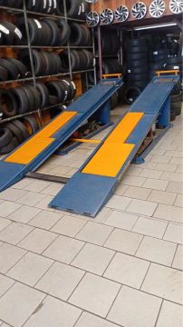 Rampa para alinhamento geometria automotiva