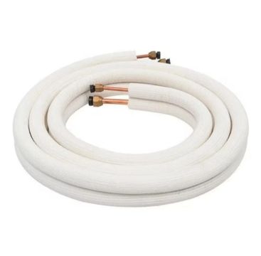 6 metros de Tubo de cobre para ar condicionado 1/4 + 3/8