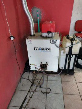 Maquina vapor lavadora vapor extratora água quente vapor profissional ecowash vap karcher