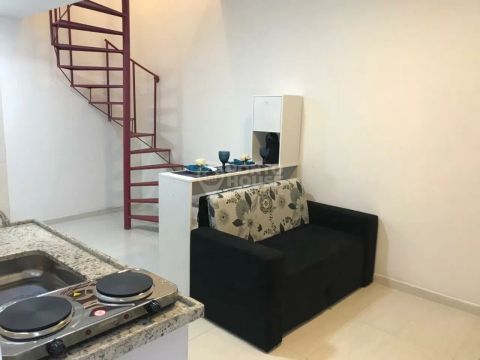 Studio mobiliado para locação no Ipiranga com 1 dormitório, 1 banheiro e 1 sala