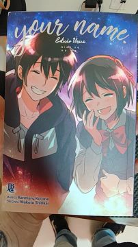 Mangá volume único Your Name novo, sem avarias 