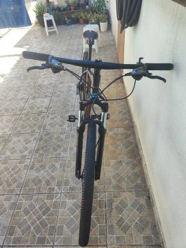 Bicicleta Mtb Caloi Moab 27v Freio Shimano Alívio / Susp. Rock Sho