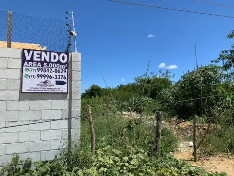 Vendo lote de 5000m² em Vitória da Conquista 