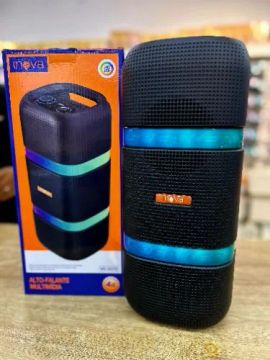 Caixa de Som Bluetooth Inova com LED - Nova