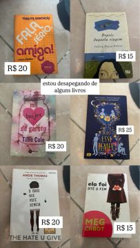 desapego de livros 