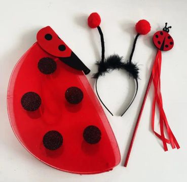 Fantasia de joaninha para menina