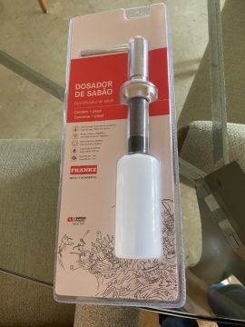 Dosador de sabão marca Franke novo