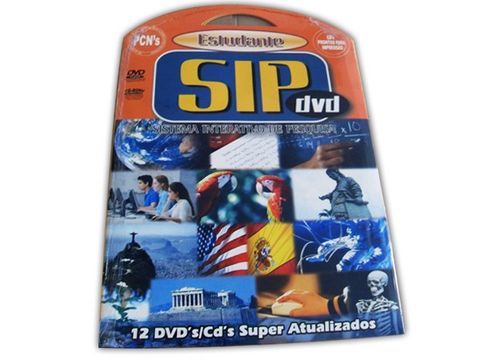 Enciclopédia Digital Do Estudante - 12 Vcd's Interativos Originais Lacrados