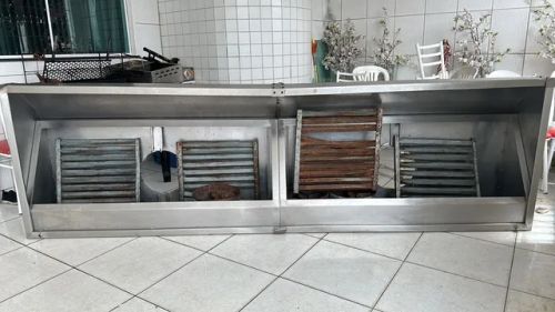 Coifa de inox 