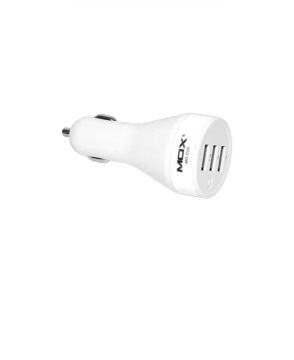 carregador para carro usb mox mo-c03 - branco