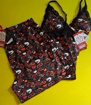 Promoção Conjunto de Lingerie com Shorts - Amor e Conforto!