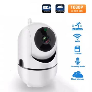 Câmera de Segurança Vigilância Baba Eletrônica Plus Smart HD Sem Fio Wifi Visão Noturna