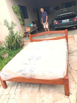 Cama mais colchão 