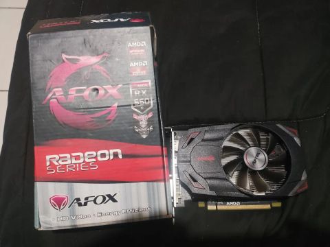 Placa de Vídeo Afox Radeon RX 550 2GB GDDR5
