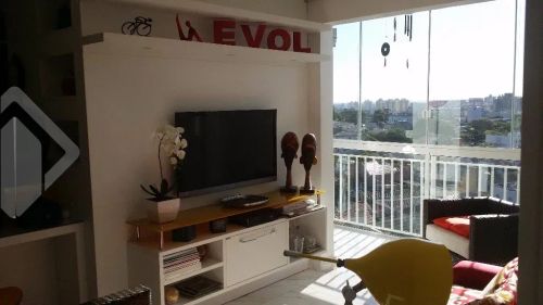LIndo apartamento, 2 dormitórios com suite, cozinha americana, living 2 ambien