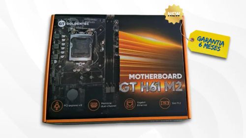 Placa mãe Goldentec GT H61 M2 (Novo com garantia de 6 meses)