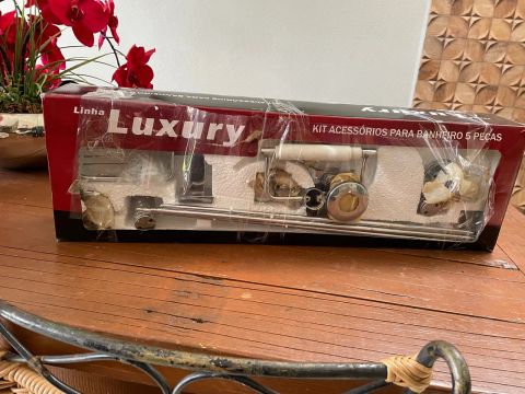 Kit Acessórios para Banheiro 5 Peças - Luxo e Qualidade