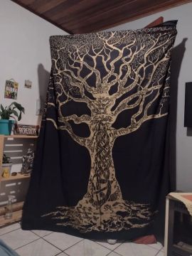 Tapestry Mandala Árvore da Vida