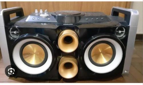 Caixa de Som Philips com Design Moderno e Som Potente