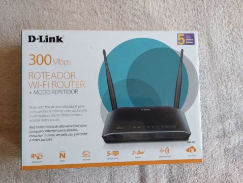Zero bala Roteador D-link modelo DIR-615
