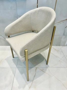 Poltrona Metalon Dourado Lacrada