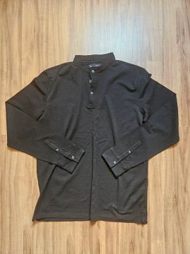 Camisa Manga Longa Preta