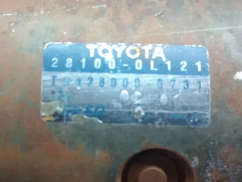 Motor Arranque Toyota Hilux 3.0 2008 Automática 281000l121