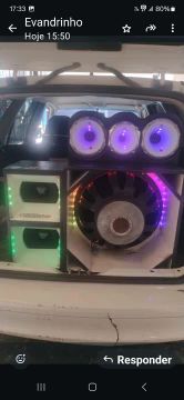 Som Auto Completo - 4 Auto Falantes e 1 Subwoofer
