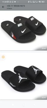 Kit com 12 pares  chinelos Nike Jordan