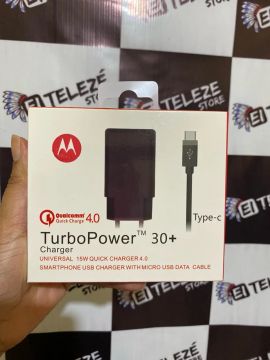 Carregador Motorola turbo tipo C - Linha Premium 