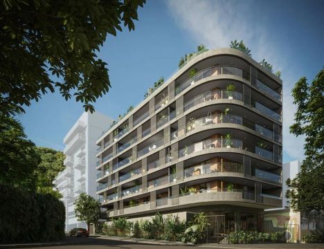 Apartamento Garden 2 quartos 01 Suite 73 M2 no Jardim Botânico - Rio de Janeiro - RJ