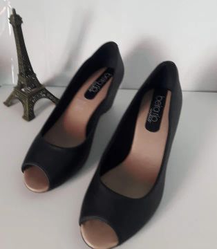 Sapato Peep Toe Beira Rio