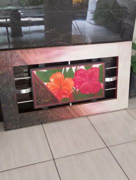 Quadro 1.46mx0.80 Decorativo com Flores