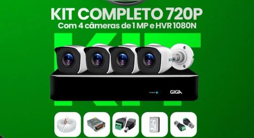 Kit Completo 720P 1,399,00 INSTALADO