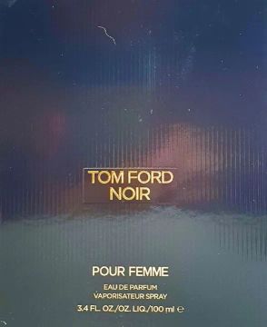 tom ford noir pour femme eau de parfum 100ml made in switzerland/suíça vaporisateur spray