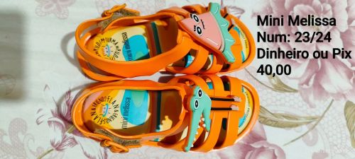 Sandálias Mini Melissa Infantil 23/24