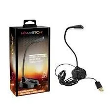 Microfone de Mesa Gamer Usb Led Rgb Profissional HMaston