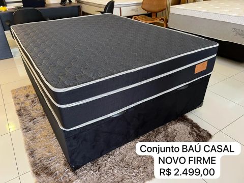 CAMA BAÚ DE CASAL FIRME