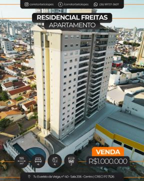 Lindo apartamento disponível para venda no Residencial Freitas - Centro