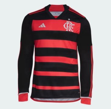 Camisa adidas Original masculina manga longa- Flamengo
