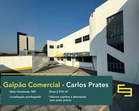 Galpão para venda com excelente taxa de retorno no Carlos Prates