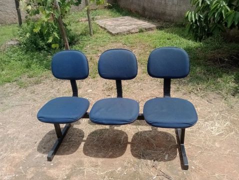 Conjunto de 3 Cadeiras para Escritório