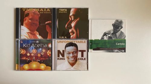 CDs Musicais - Tim Maia, Chico Buarque, Kid Abelha, Nat King Cole, Cartola