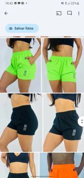 Shorts feminino varias cores e tamanhos