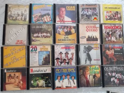 Coleção de CDs de Música Gaúcha - Os Serranos, Os Monarcas, Tchê Garotos e mais!
