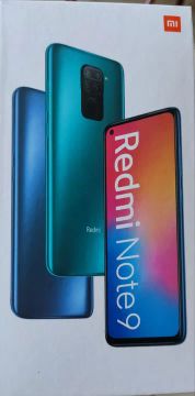 Celular Redmi Note 9 Onyx Black 4GB RAM 128 GB ROM