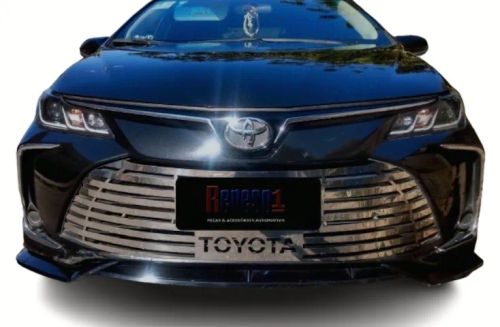 Sobre Grade Corolla 2020/2021 Para O Para Choque Aço Inox